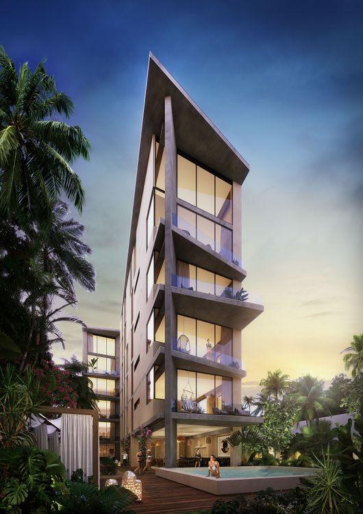 Departamentos a la venta en Chicxulub Puerto, Yucatán Xu Elemental Habitat Developers desarrollos inmobiliarios en Yucatán 