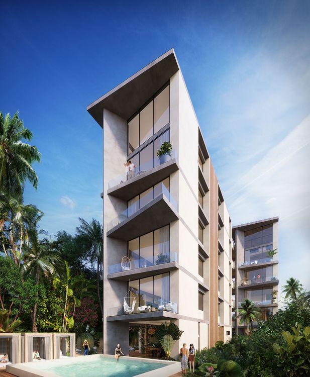 Departamentos a la venta en Chicxulub Puerto, Yucatán Xu Elemental Habitat Developers desarrollos inmobiliarios en Yucatán 