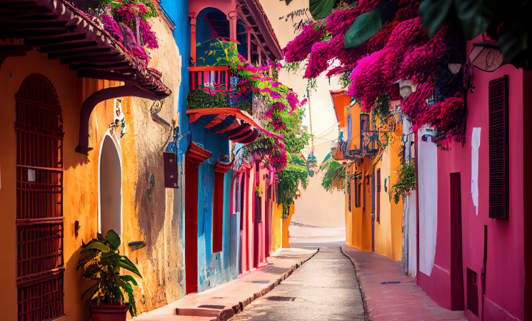 Calles de Mérida en la actualidad. 